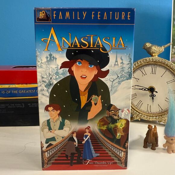 Anastasia 1997 VHS Family Feature Vintage Don Bluth Tape Inserts - Picture 1 of 3